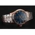 Omega De Ville Blue Dial Rose Gold Case Two Tone Bracelet 1453783