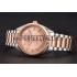 Cheap Omega Globemaster Rose Gold Dial Stainless Steel Case Rose Gold Bezel Two Tone Bracelet