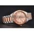 Cheap Omega Globemaster Rose Gold Dial Stainless Steel Case Rose Gold Bezel Two Tone Bracelet