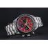 Omega Speedmaster Red Grey Stainless Steel Strap  622054