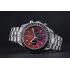 Omega Speedmaster Red Grey Stainless Steel Strap  622054