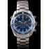 Replica Omega Seamaster Planet Ocean Blue Tachymeter Blue Dial Stainless Steel Strap 80239