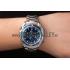 Replica Omega Seamaster Planet Ocean Blue Tachymeter Blue Dial Stainless Steel Strap 80239