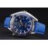 Cheap Omega Seamaster Planet Ocean GMT Blue Dial Blue Leather Band   622394