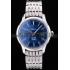 Omega Swiss DeVille Stainless Steel Bezel Blue Dial 7602