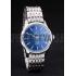 Omega Swiss DeVille Stainless Steel Bezel Blue Dial 7602