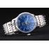 Omega Swiss DeVille Stainless Steel Bezel Blue Dial 7602