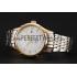 Omega De Ville White Dial Gold Case Two Tone Bracelet 1453785