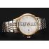 Omega De Ville White Dial Gold Case Two Tone Bracelet 1453785