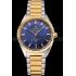 Omega  Globemaster Blue Dial Stainless Steel Case Gold Bezel Two Tone Bracelet