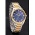 Omega  Globemaster Blue Dial Stainless Steel Case Gold Bezel Two Tone Bracelet