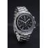 Omega Speedmaster Black Grey Stainless Steel Strap  622052