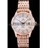 Omega Swiss DeVille Rose Gold Bezel White Dial 7603