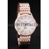 Omega Swiss DeVille Rose Gold Bezel White Dial 7603