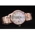 Omega Swiss DeVille Rose Gold Bezel White Dial 7603