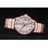 Omega Swiss DeVille Rose Gold Bezel White Dial 7603