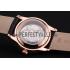 Replica Omega De Ville Prestige Co-Axial Black Dial Rose Gold Case Black Leather Strap Roman Numeral