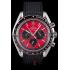 Omega Speedmaster Black Rubber Bracelet Red Dial 801421 Replica