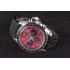 Omega Speedmaster Black Rubber Bracelet Red Dial 801421 Replica