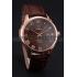 Omega DeVille Brown Dial Gold Case Brown Leather Strap  622831