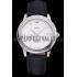 Cheap Omega De Ville Prstige Co-Axial White Dial Silver Case Black Leather Strap Roman Numeral