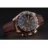 Omega Seamaster Aqua Terra Chrono GMT Teak-Grey Dial Brown Leather Bracelet  622536