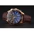 Omega Seamaster Aqua Terra Chrono GMT Teak-Grey Dial Brown Leather Bracelet  622536