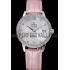 Cheap Omega DeVille Prestige Co-Axial Diamond Silver Case Mother-Of-Pearl Dial Pink Leather Strap