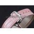 Cheap Omega DeVille Prestige Co-Axial Diamond Silver Case Mother-Of-Pearl Dial Pink Leather Strap