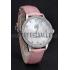 Cheap Omega DeVille Prestige Co-Axial Diamond Silver Case Mother-Of-Pearl Dial Pink Leather Strap