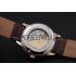 Omega DeVille Prestige Small Seconds White Dial Gold Case Brown Leather Bracelet  622603