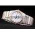 Omega Swiss Constellation Jewelry Diamond Case Omega Emblem White Dial  98111 Replica