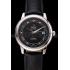 Omega De Ville Prestige Black Dial Stainless Steel Case Black Leather Strap