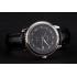 Omega De Ville Prestige Black Dial Stainless Steel Case Black Leather Strap