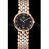 Omega De Ville Prestige Dark Grey Dial With Diamonds Rose Gold Case Two Tone Bracelet