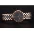 Omega De Ville Prestige Dark Grey Dial With Diamonds Rose Gold Case Two Tone Bracelet