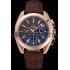 Omega Seamaster Aqua Terra Chronograph Teak-Black Dial Brown Leather Bracelet   622531