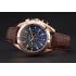 Omega Seamaster Aqua Terra Chronograph Teak-Black Dial Brown Leather Bracelet   622531