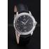 Omega De Ville Prestige Co-Axial Black Dial Silver Case Black Leather Strap Roman Numeral