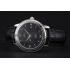 Omega De Ville Prestige Co-Axial Black Dial Silver Case Black Leather Strap Roman Numeral