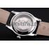 Omega De Ville Prestige Co-Axial Black Dial Silver Case Black Leather Strap Roman Numeral