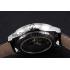 Omega De Ville Prestige Co-Axial Black Dial Silver Case Black Leather Strap Roman Numeral