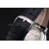 Cheap Omega De Ville Prestige Co-Axial White Dial Silver Diamond Case Black Leather Strap Roman Numeral