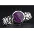 Omega Ladymatic Purple Dial Stainless Steel Bracelet  622459