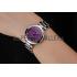 Omega Ladymatic Purple Dial Stainless Steel Bracelet  622459