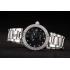 Omega DeVille Ladymatic iamond Plated Bezel Black Dial