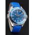 Omega Seamaster Planet Ocean Blue Dial Blue Leatherl Bracelet  622538