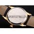 Cheap Omega De Ville Prestige White Dial Gold Case Black Leather Strap