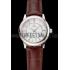 Omega De Ville Prestige Small Seconds Silver Dial Stainless Steel Case Brown Leather Strap