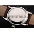 Omega De Ville Prestige Small Seconds Silver Dial Stainless Steel Case Brown Leather Strap